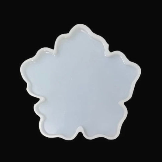 5 Kali Plain Flower Coaster Mold