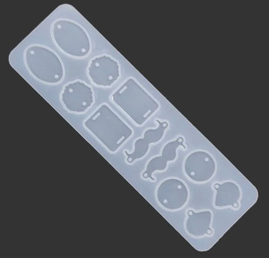 12 Cavity Rakhi & Bracelet Jwellery Mould (Moustache)