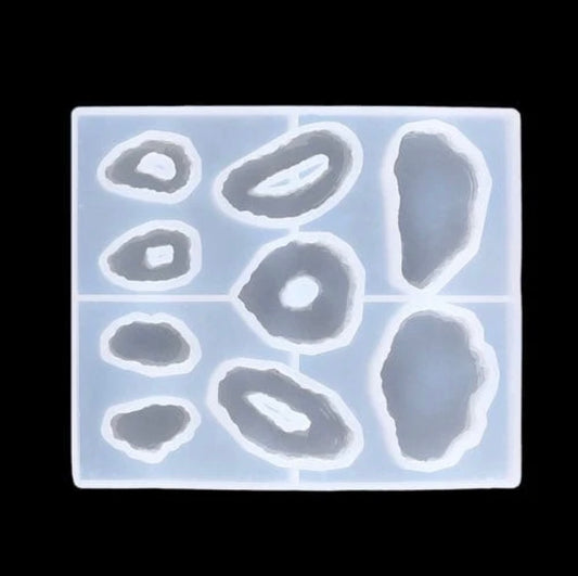 9 Cavity Agate Pendant & Rakhi Mould