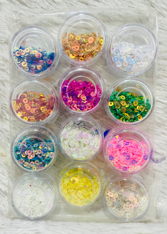 12 in 1 Multi Holographic Glitter Chunks
