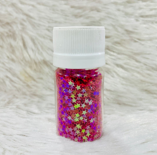 Holographic Star Chunks (Red)