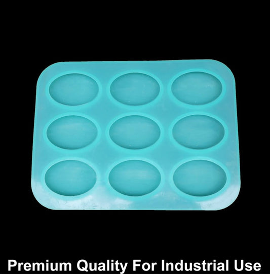9 Cavity Egg 70gms Silicon Soap Mould