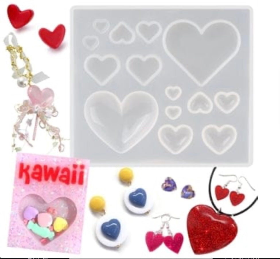 14 In 1 Heart Mould