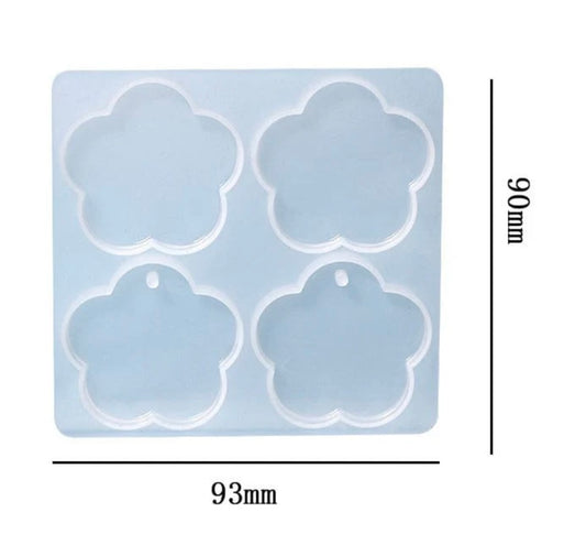 4 Cavity 5 Kali Flower Rakhi,Lumba,Jwellery & Clip Mould