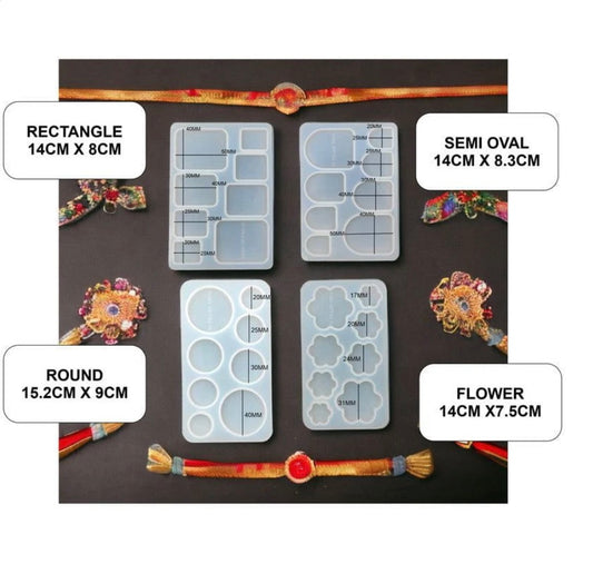 4 In 1 Rakhi,Bracelet & Pendant Jwellery Mould