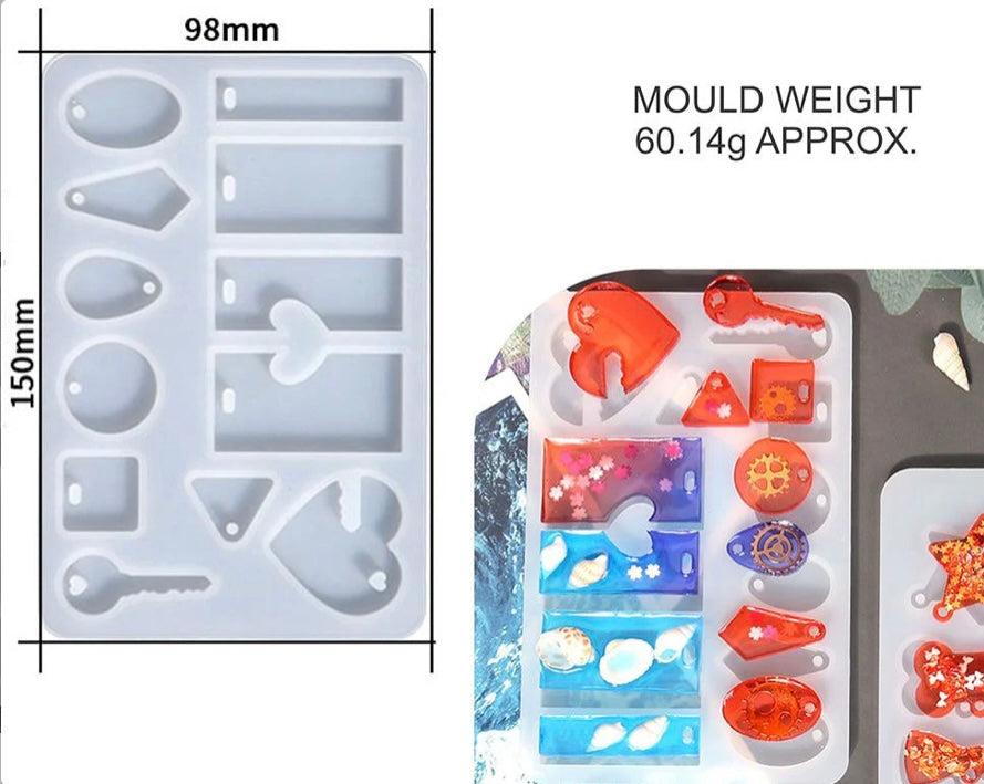 Cavity Earring & Pendant Jwellery Mould