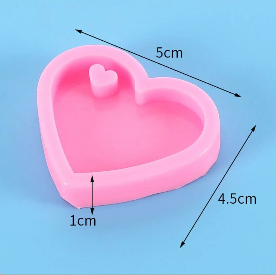 Small Heart Shape Keychain & Pendant Mould