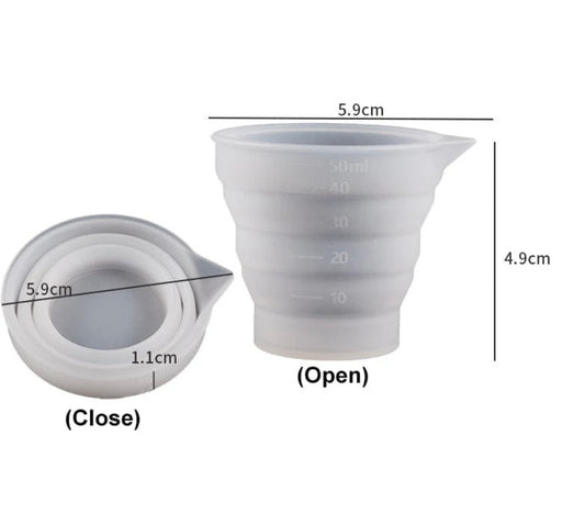 Folding Mixing and Measuring Cup