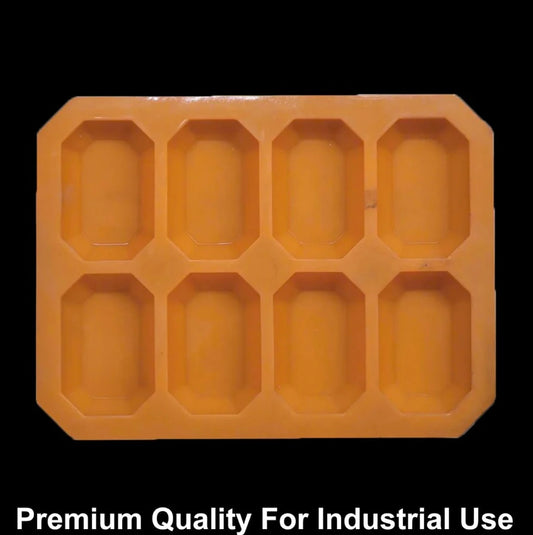 8 Cavity Octagon 100gms Silicon Soap Mould