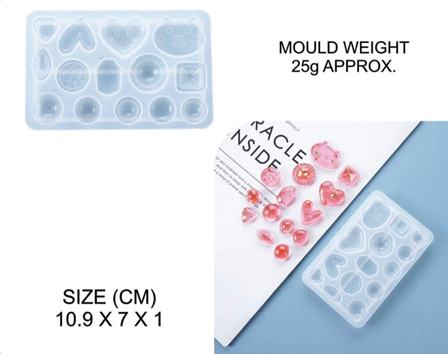 14 Cavity Jwellery Stone Mould