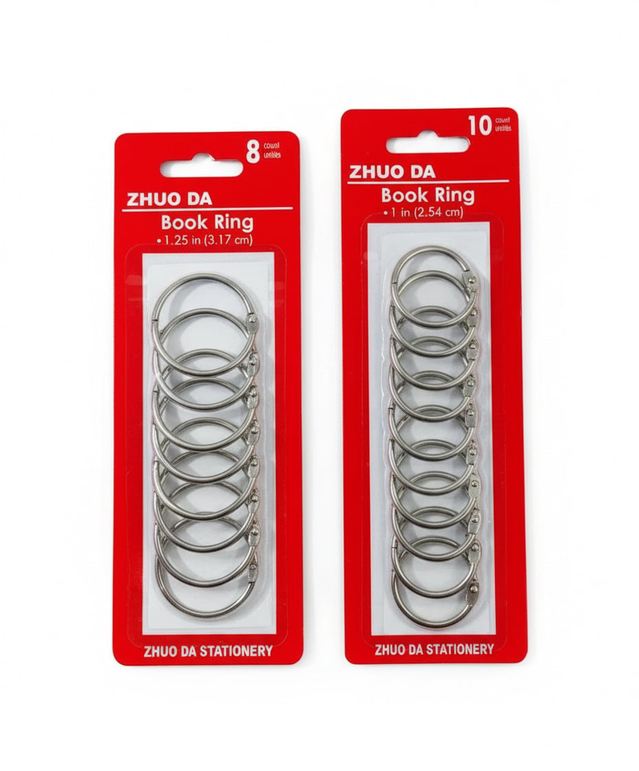 Silver Binding Rings