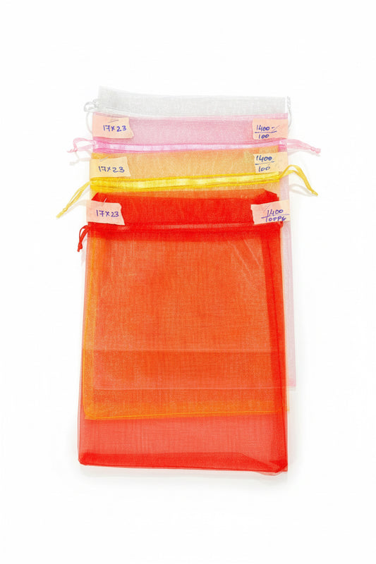 Plain Organza Potli Bags