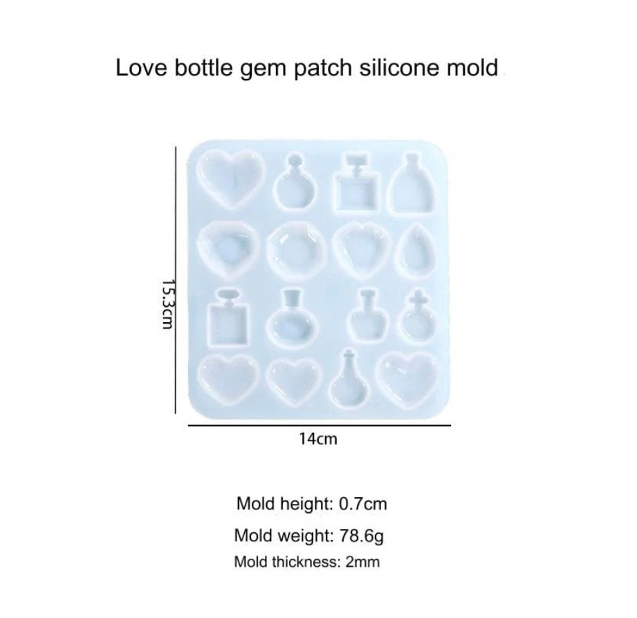 16 Cavity Recasting & Jwellery & Pendant Mould