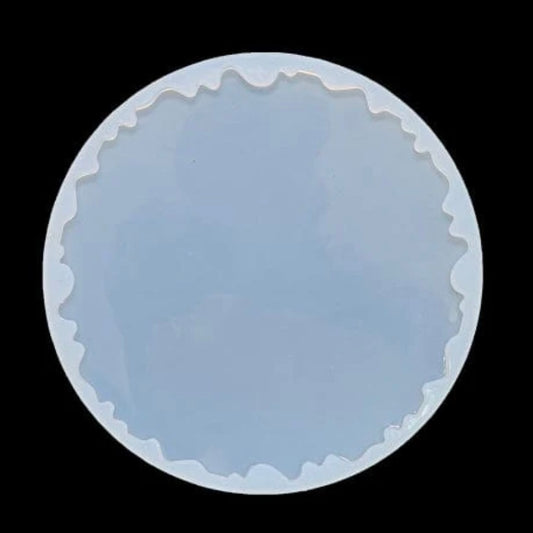 8” Round Agate & Photo Frame Coaster Mold