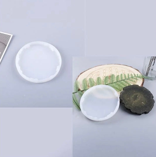 4” Wood Slice Agate Coaster Mould