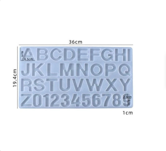 Front Pouring Alphabet Without Hole Model