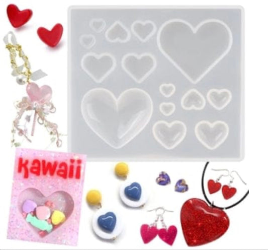14 In 1 Heart Mould