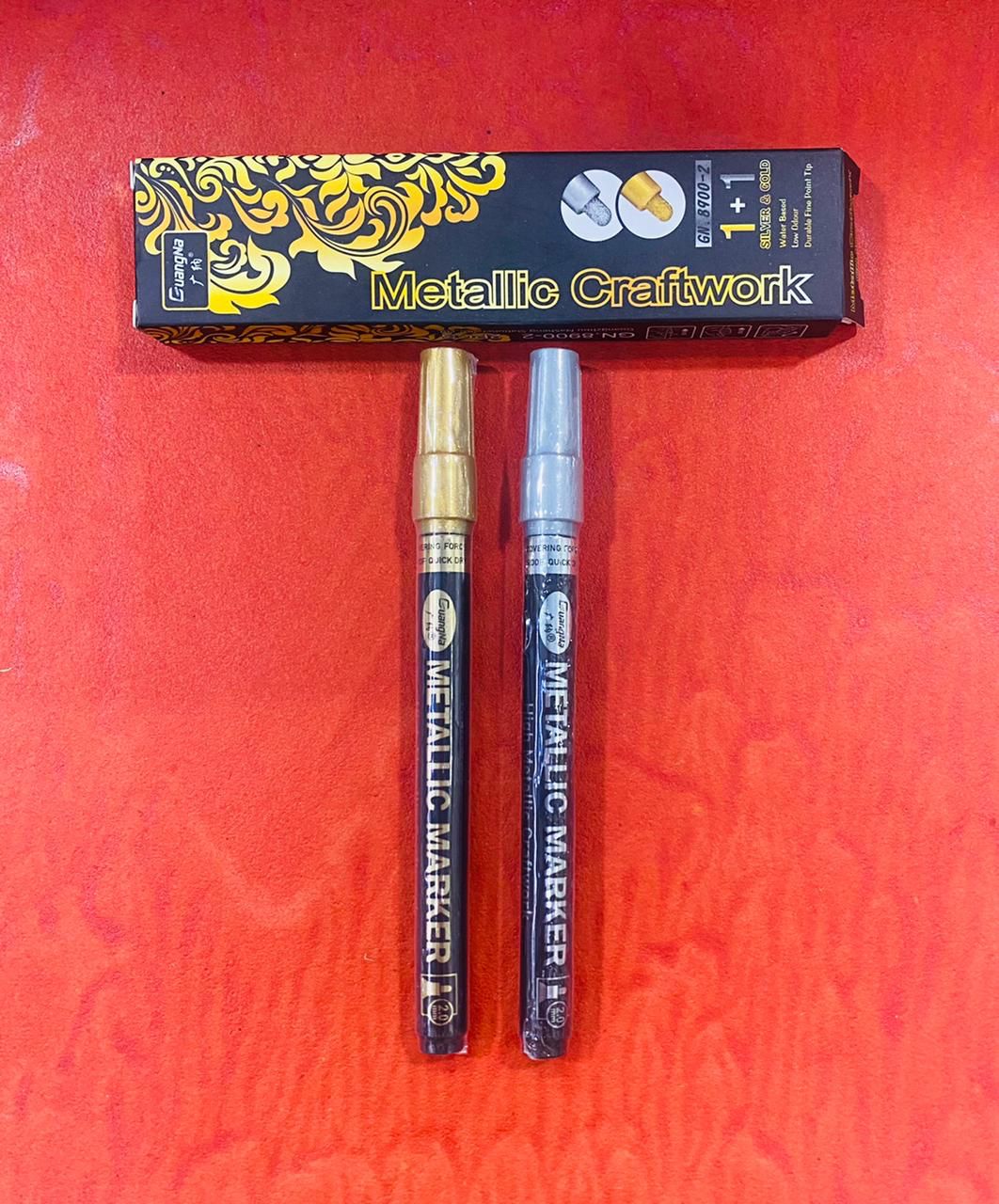 Golden/Silver Thin Marker Set