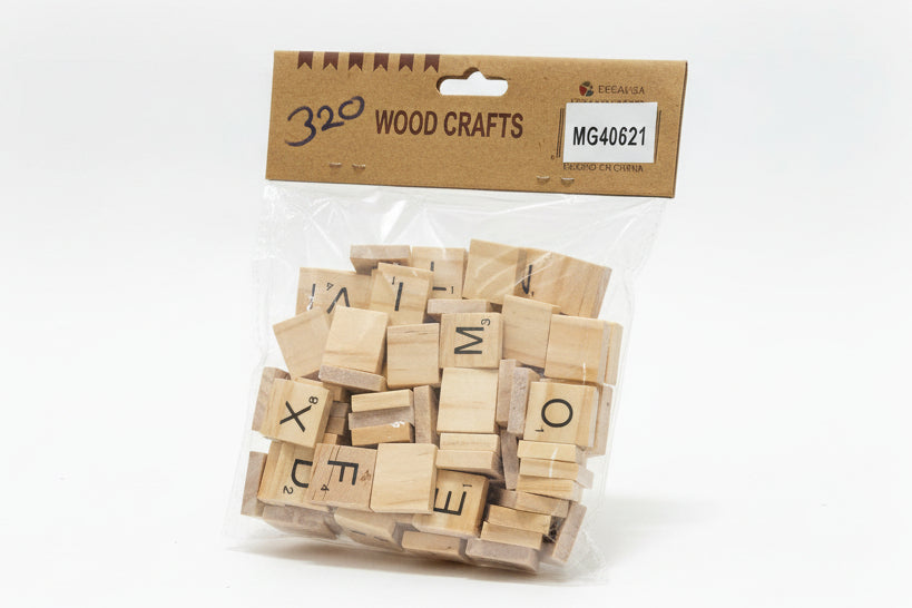 Wooden Craft Alphabets